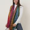 SF1136-3 – Rainbow Color Butterfly Scarf With Tassels