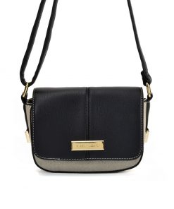 SY2173 BLACK – Handbag With Buckle Design