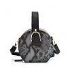 Women Tote Bag With Snakeskin Design