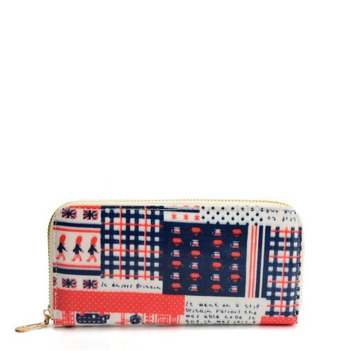 Women Wallet With Printed Decoration
