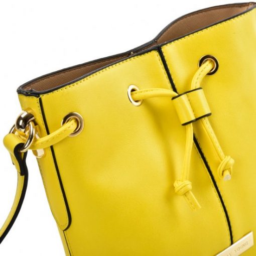 Yellow Bucket Bag For Women