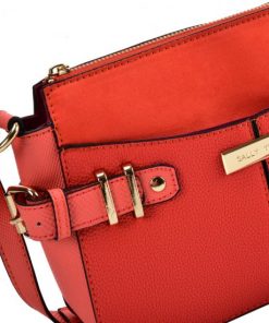 SY2203 ORANGE – Handbag With Buckle Design For Women