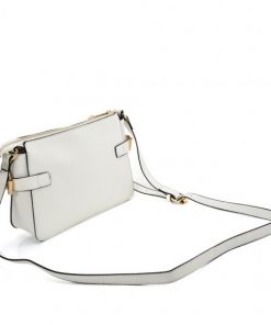 SY2203 WHITE – Handbag With Buckle Design For Women