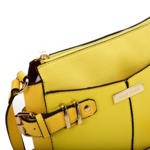 SY2203 YELLOW – Handbag With Buckle Design For Women