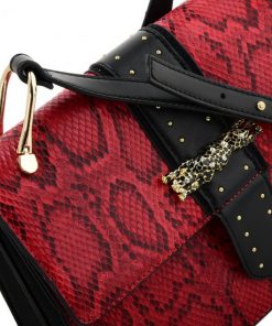 Women Snakeskin Crossbody Bag