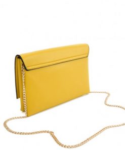 Simple Solid Color Leather Handbag