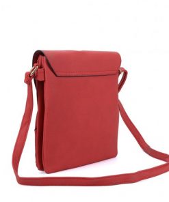 Women Red Flap Cross Body Bag