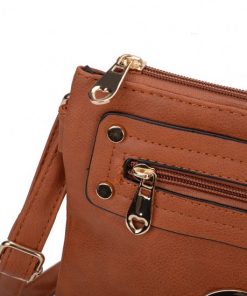 Women Crossbody Bag With Front Zip