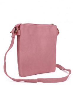 Pink Cross Body Bag With Strap