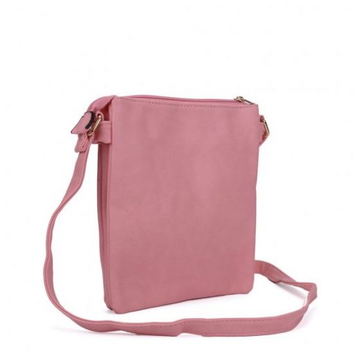 Pink Cross Body Bag With Strap