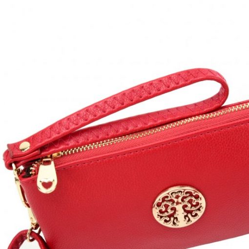 VK5530 Red – Cute Crossbody Bag With Metal detail