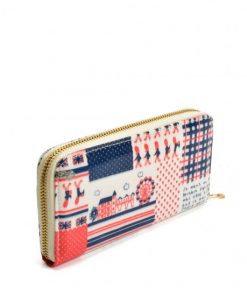 Women Wallet With Printed Decoration