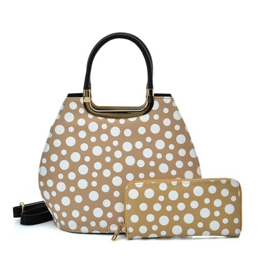 VK2127 KHKAI – Simple Set Bag With Dot And Special Handle Design