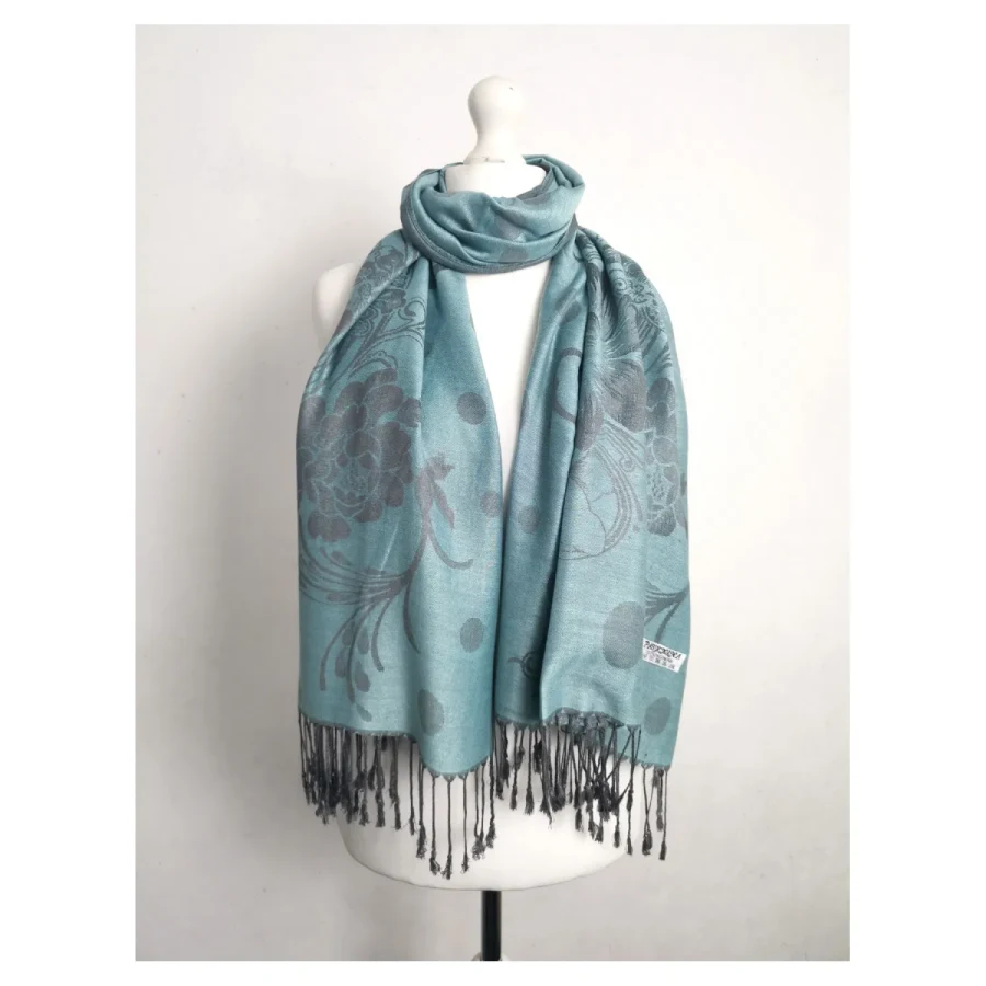 Super Soft Pashmina Scarf Shawl Wrap – Light Blue