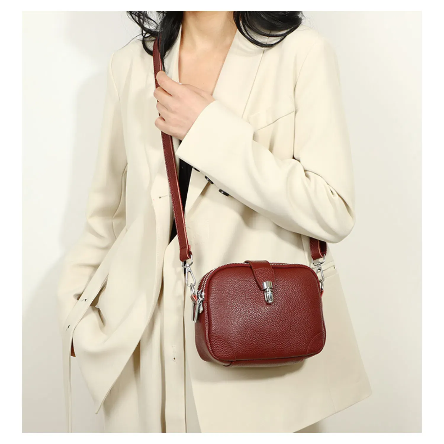 Crossbody Bag Soft Leather