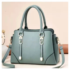 Green elegant hand bag