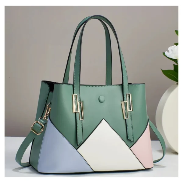 multicoloured bag green