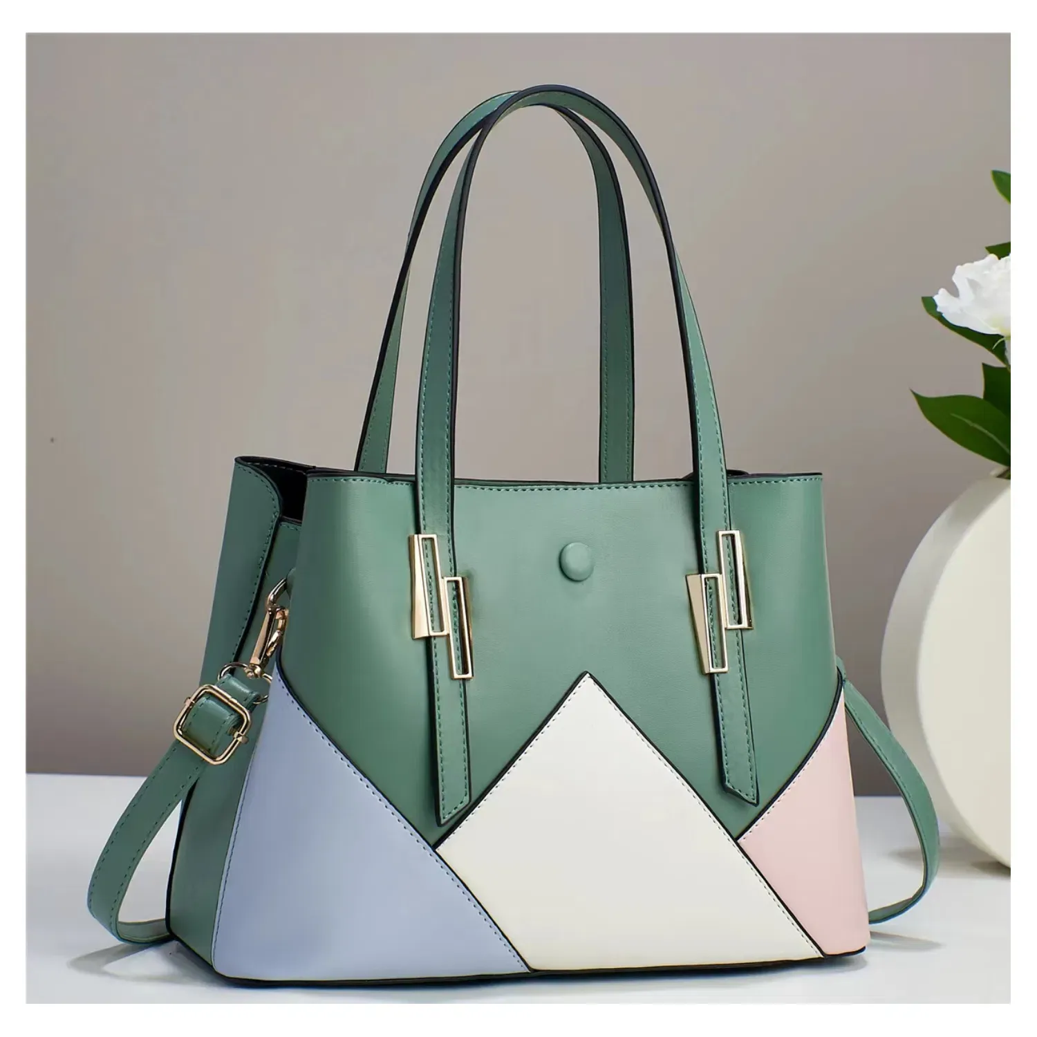 Multi-Coloured Bag – 3 Compartment