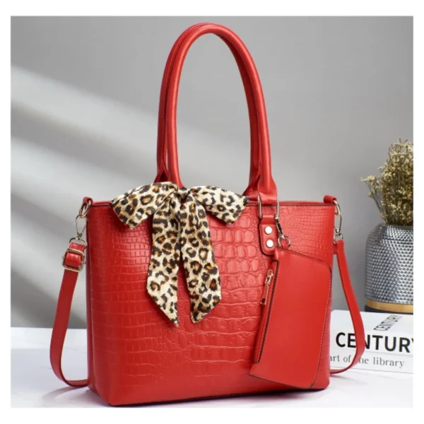 red handbag - long handle