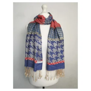 wraps shawls and pashminas - blue