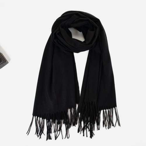 Supper soft cashmere scarf blck