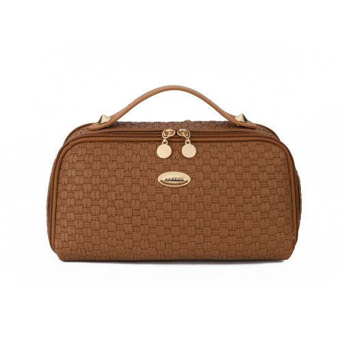 Brown Cosmetic Bag