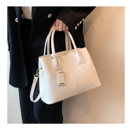 ladies bag with compartments white