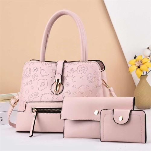 Pink designers shoulder bags and purses